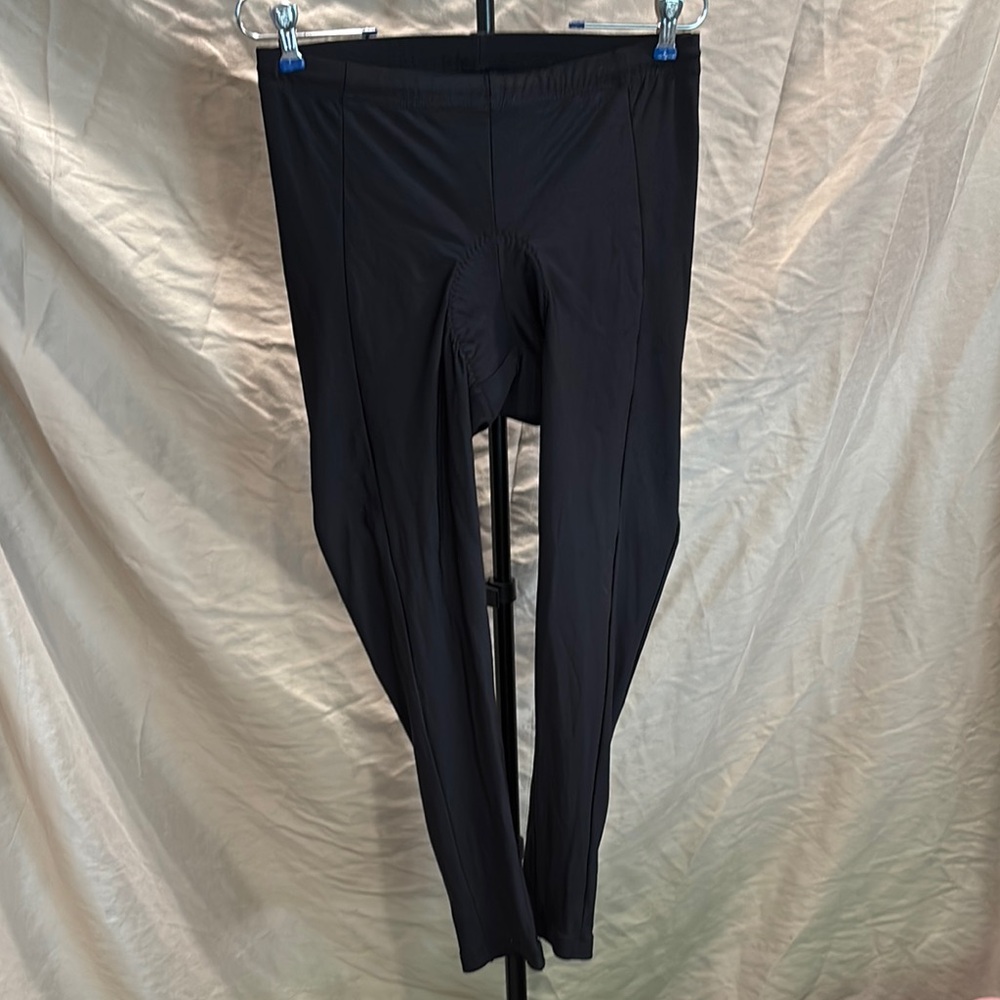 Canari Black Bike Pants with Padding High-Waisted Stretchy Fit